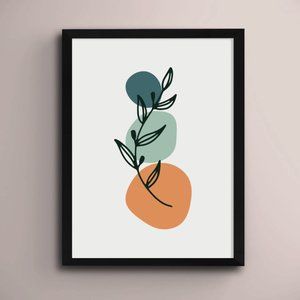 Modern Minimalist Abstract Boho Wall Art Print Home Decor [No Frame]